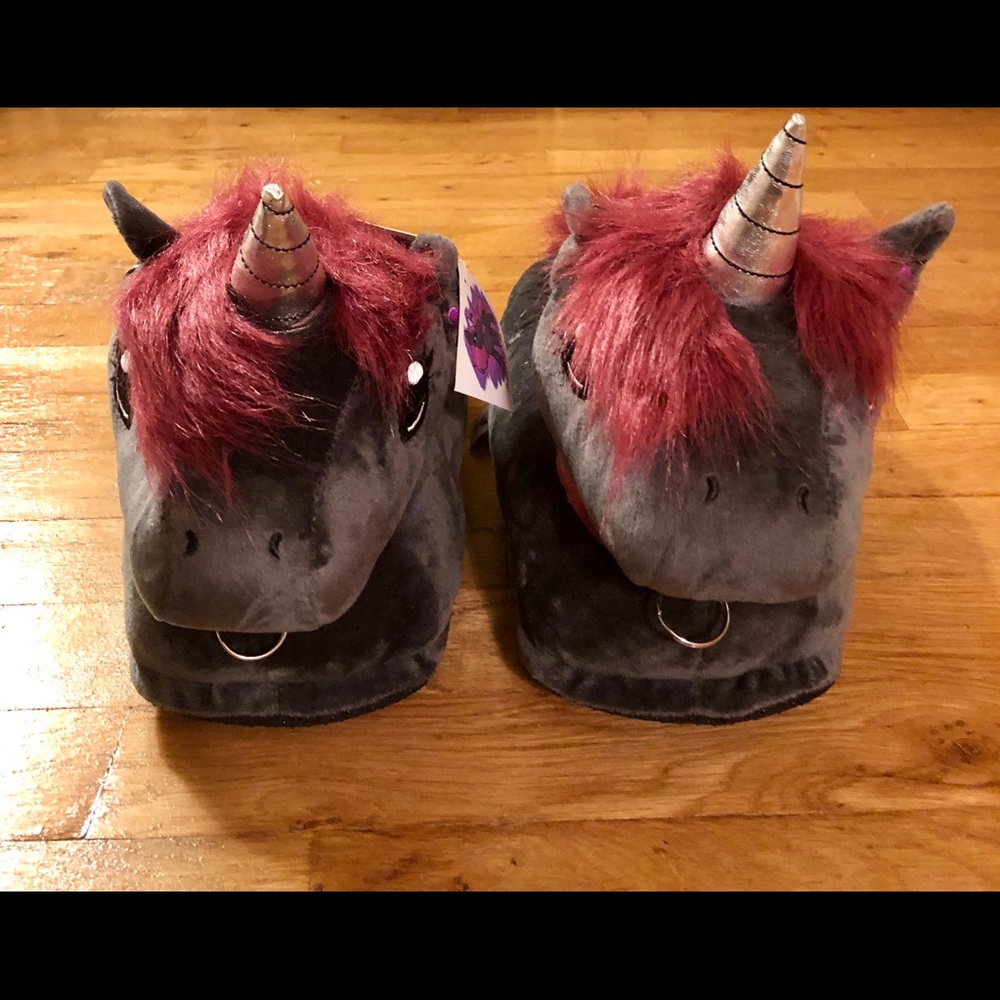 Plush slippers